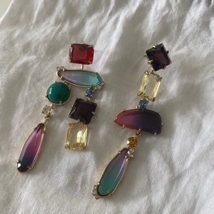 &other  stories asymmetric earrings